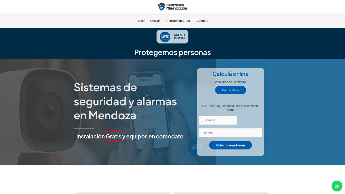 Automatización Alarmas Mendoza - Formularios inteligentes